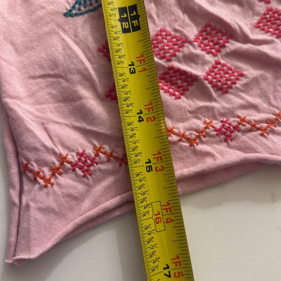 Like new! Johnny Was Katie Relaxed Drape 100 % Cotton raw hem Tee J13524 -2 - Picture 11 of 17